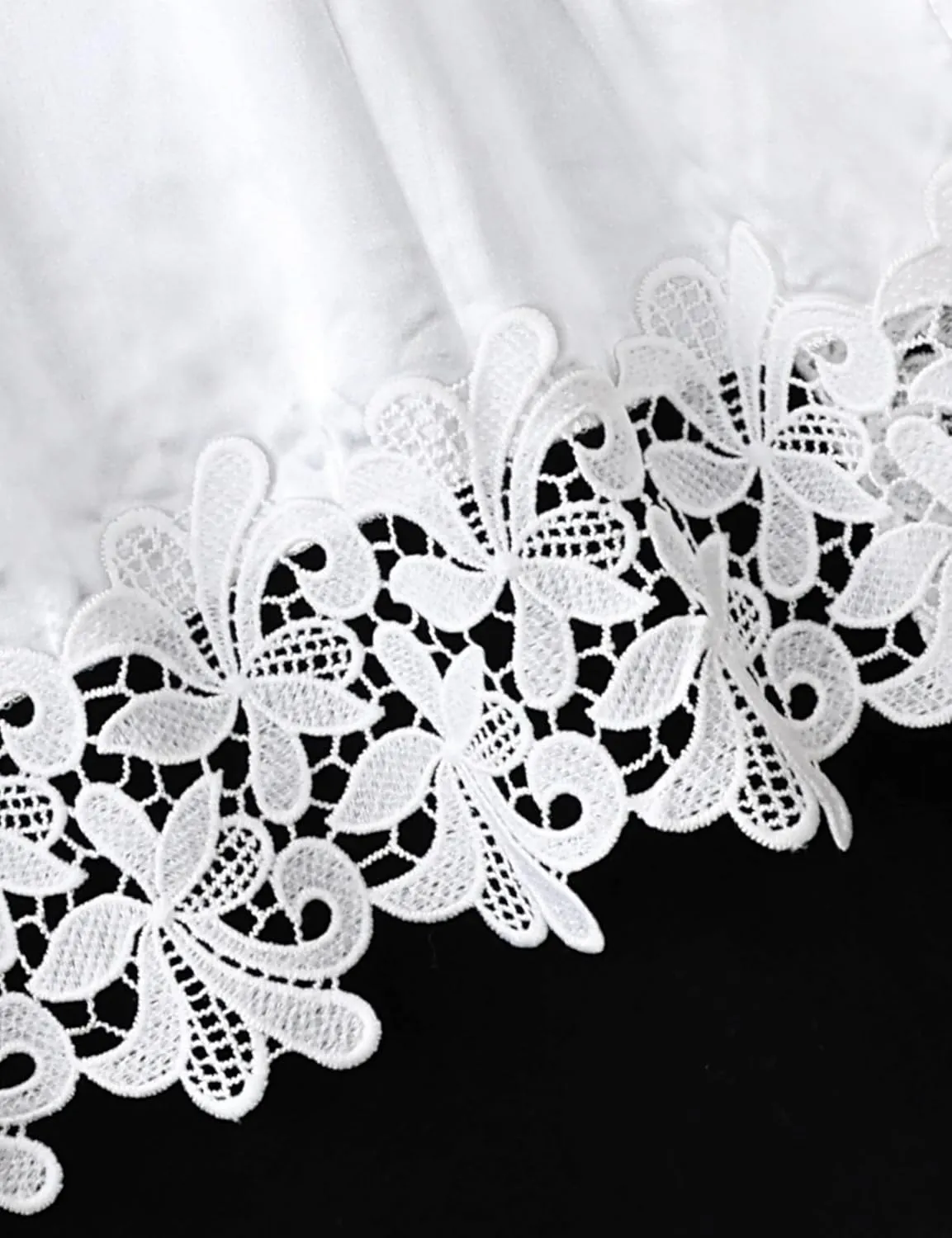 EPLAZA 4 Pcs Bride Robe for Wedding Day Set Bridal Robe with Slippers Lace Trim Wedding Robe for Bridal Bachelorette Party
