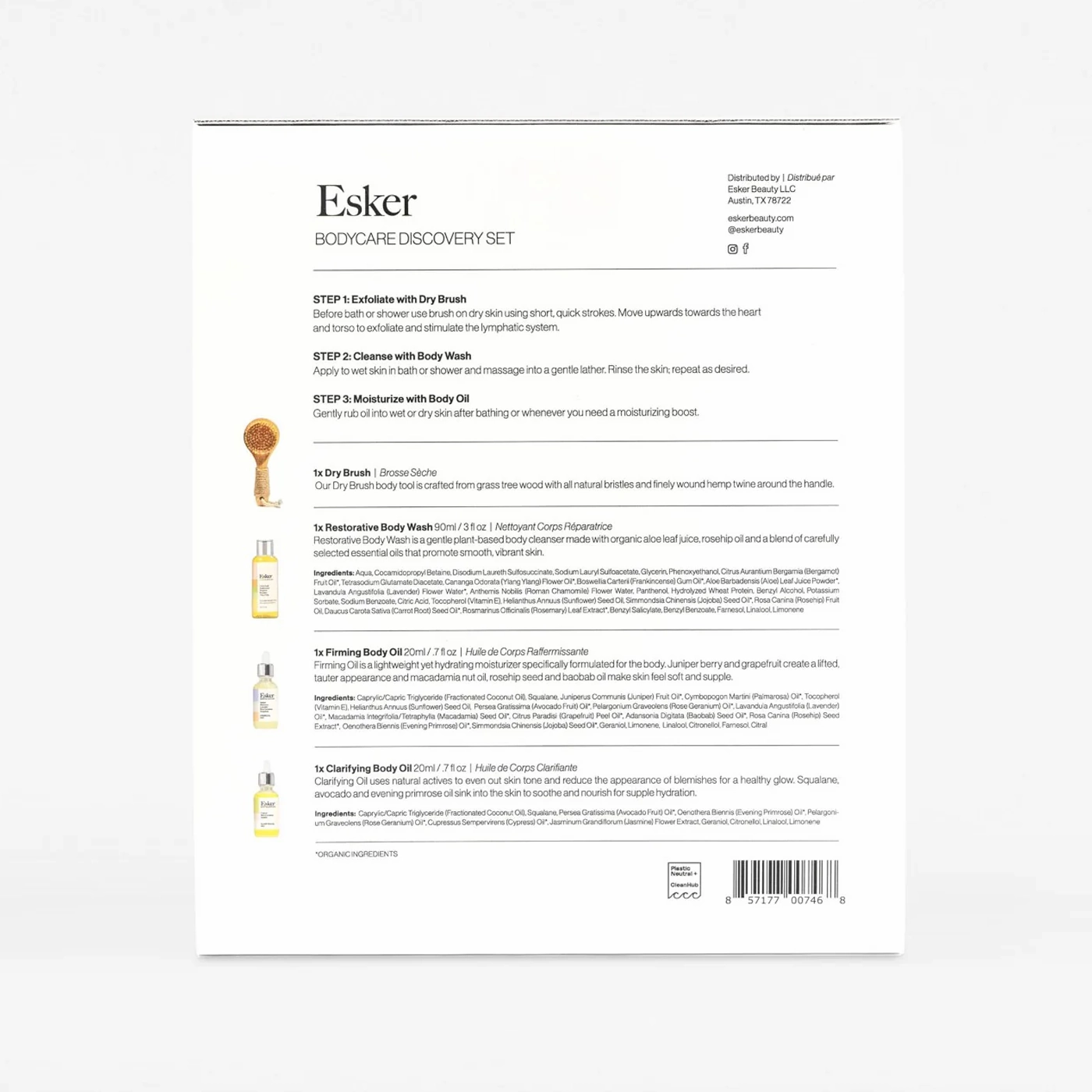 Esker Body Care Discovery Set