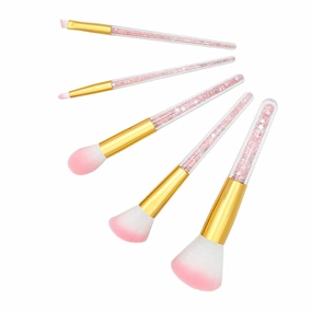 Essential Makeup Brush Set 5-piece Collection Ideal for Beginners Experts Premium Quality