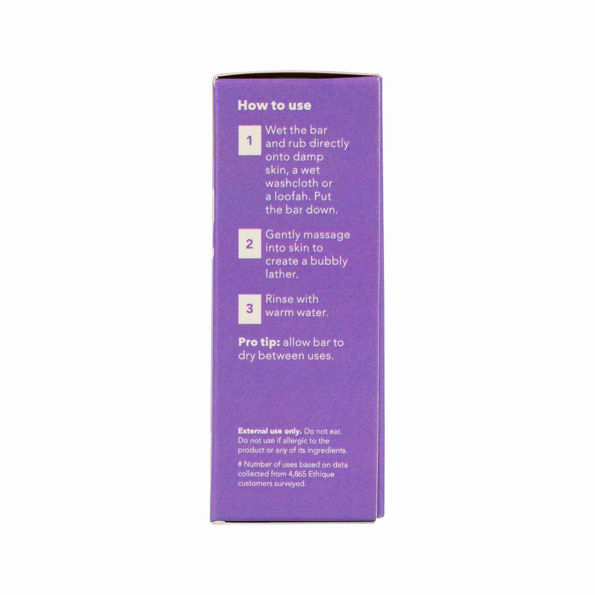 ETHIQUE Solid Bodywash Bar Lavender & Peppermint 120g