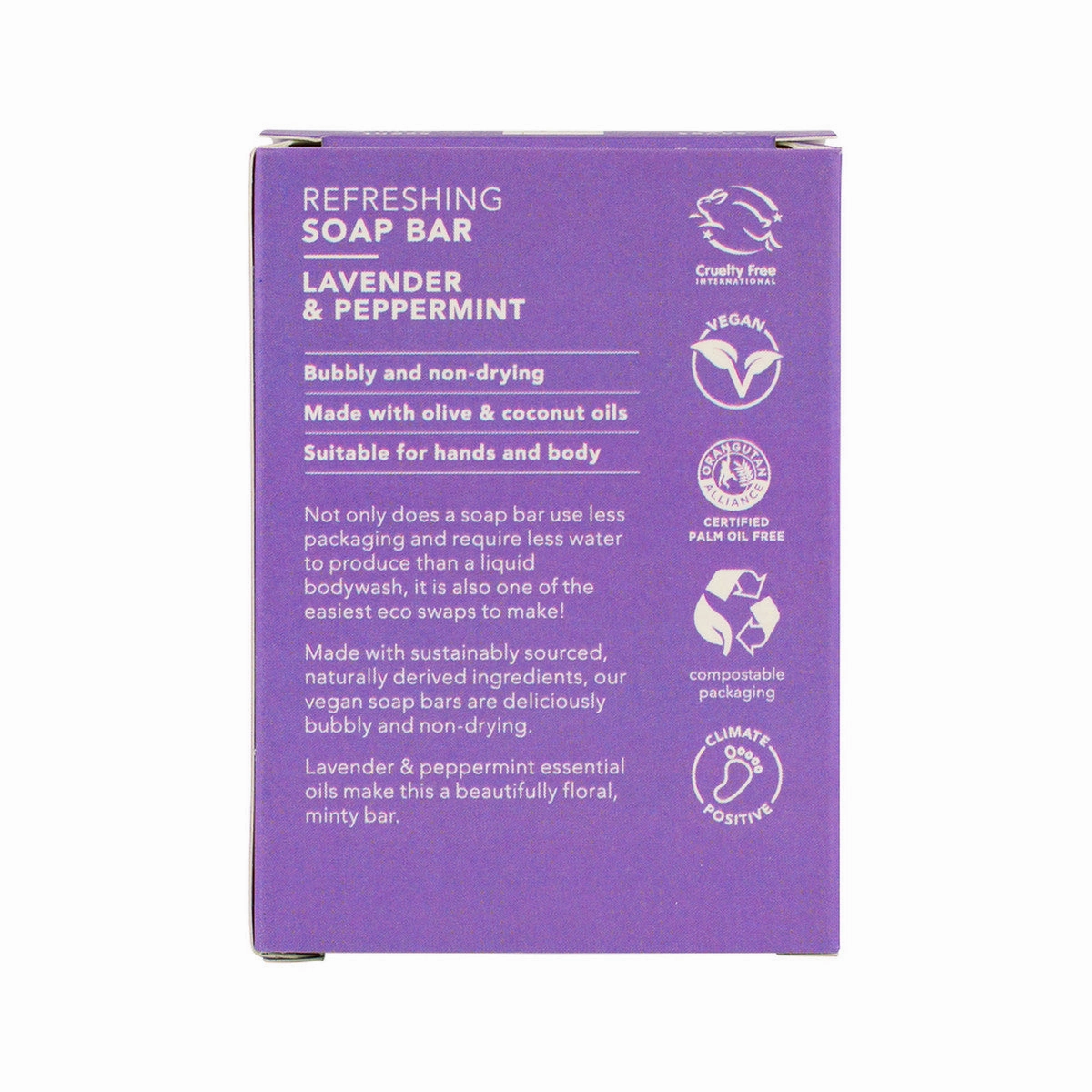 ETHIQUE Solid Bodywash Bar Lavender & Peppermint 120g