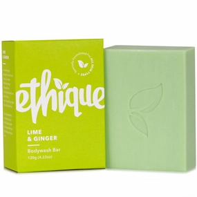 ETHIQUE Solid Bodywash Bar Lime & Ginger 120g