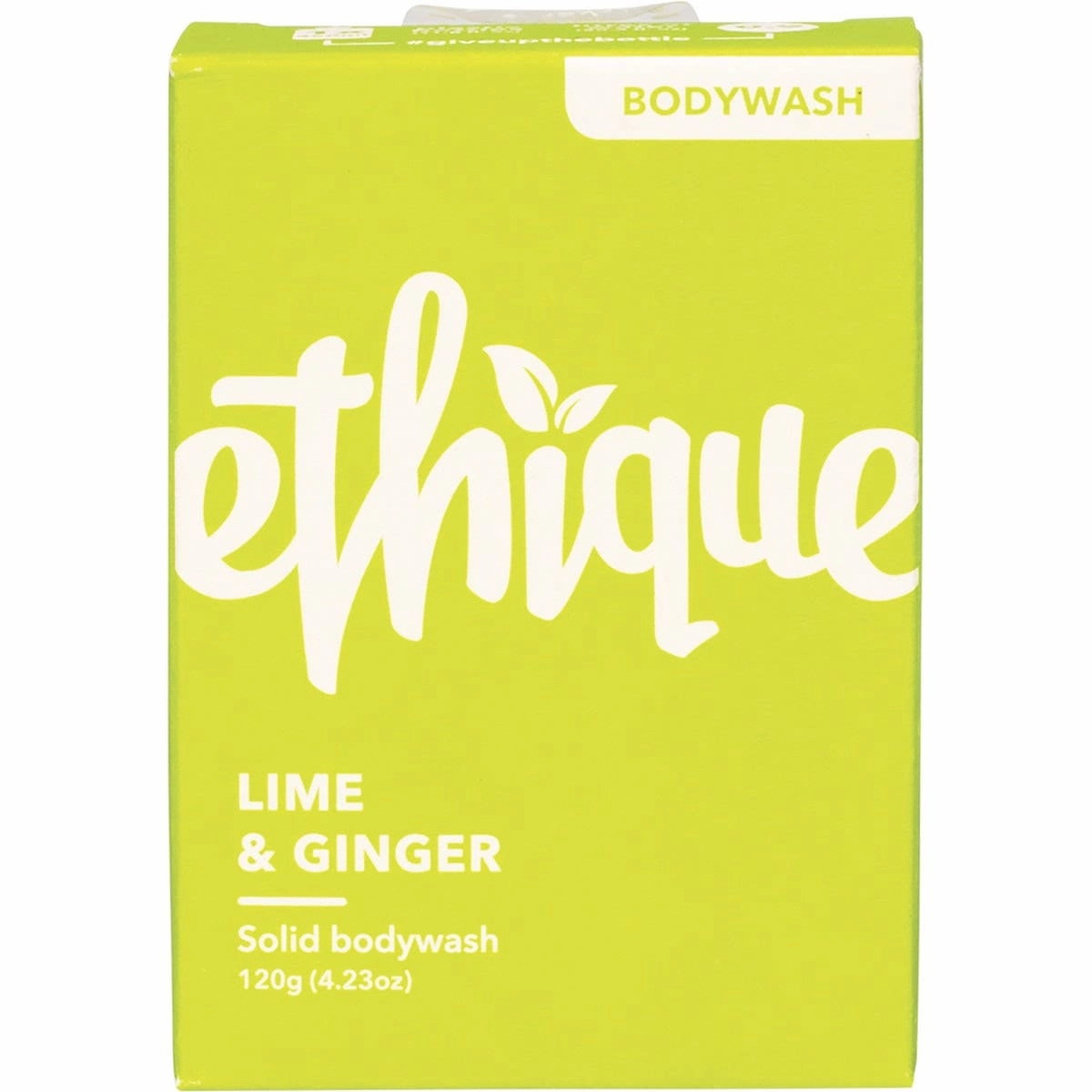 ETHIQUE Solid Bodywash Bar Lime & Ginger 120g