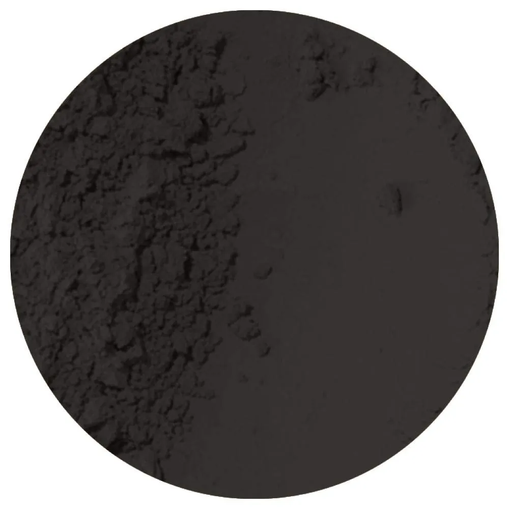 Eyebrow Powder, Organic Vegan 100% Natural, Fill-in Smudge Proof Brow Tint, Made in USA, Charcoal