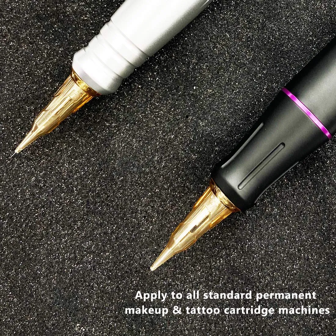 EZ Tattoo Cartridge Needles - 20Pcs #08 (3RS) Permanent Makeup SMP Bugpin Round Shader 0.25mm Microblading Hair Scalp for Tattoo Pen Rotary Machine Supply - V-SELECT