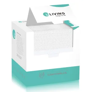 Face Towels, Disposable Face Towels, 10"×12" Softness Facial Towels, Makeup Remover Dry Wipes, Ultra Soft,Cooling Towels for Neck and Face,Face Towel XL,50-Piece, 2 Packs