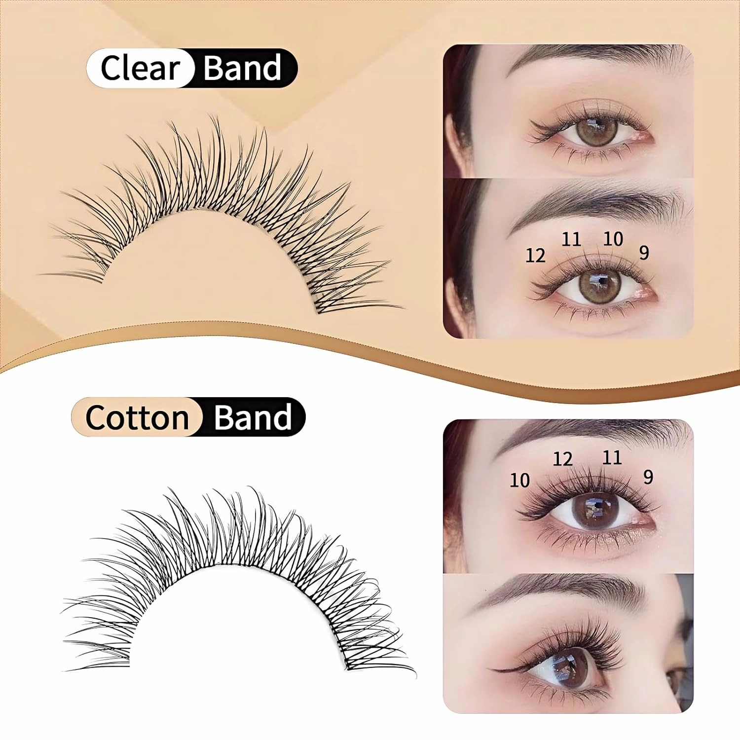FEEGO Natural Lash Extension Kit 168Pcs Lash Clusters Kit Wispy Eyelash Extensions Individual Lashes Extensions with Bond and Seal Lash Glue and Eyelash Extension Tweezers DIY (8-14 MM(Only Lash))