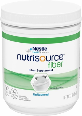 Fiber Dietary Fiber Nutritional Supplements, Unflavored, 7.2 Ounce (Pack of 4)