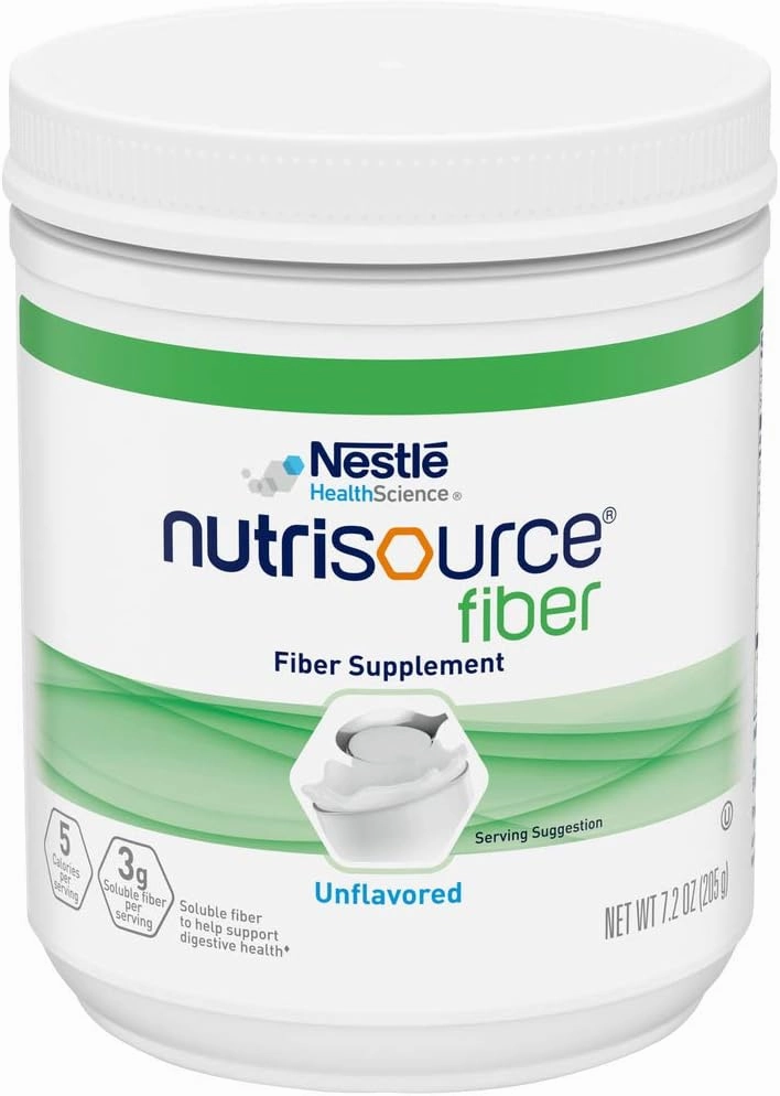 Fiber Dietary Fiber Nutritional Supplements, Unflavored, 7.2 Ounce (Pack of 4)