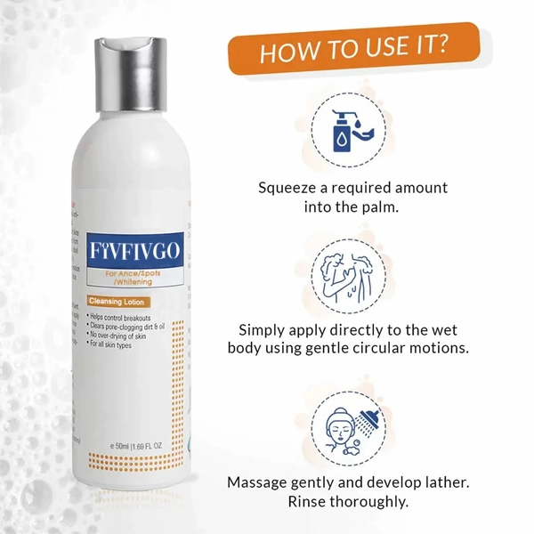 Fivfivgo™ Reinigungslotion für Akne & Pickel & Acanthosis Nigricans