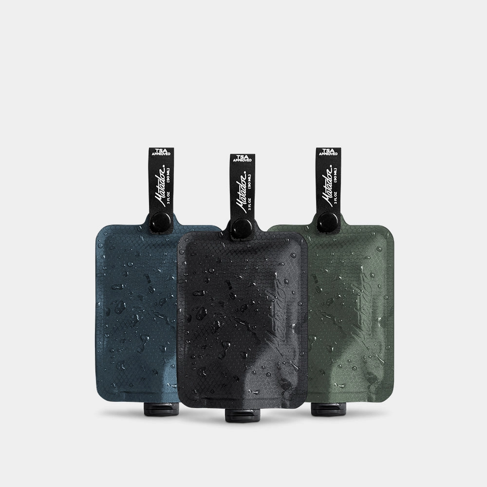 FlatPak Toiletry Bottle 3-Pack