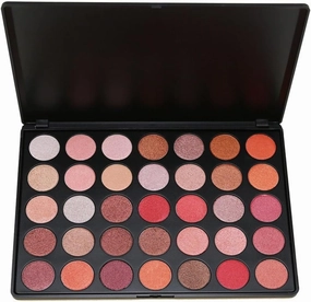 FMURY 35 Color Pearl Eye Shadow Plate Warm Color Glitter Powder Eye Shadow Makeup Plate Daily Lasting