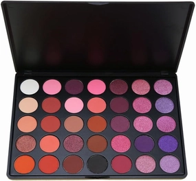 FMURY 35 Color Smoked Eye Shadow Warm Color Pearlescent Matte Eye Shadow Plate Makeup