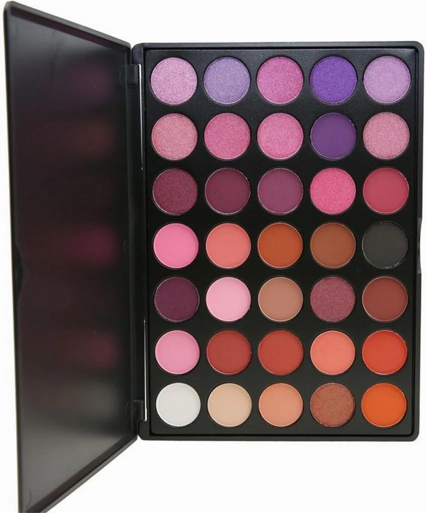 FMURY 35 Color Smoked Eye Shadow Warm Color Pearlescent Matte Eye Shadow Plate Makeup