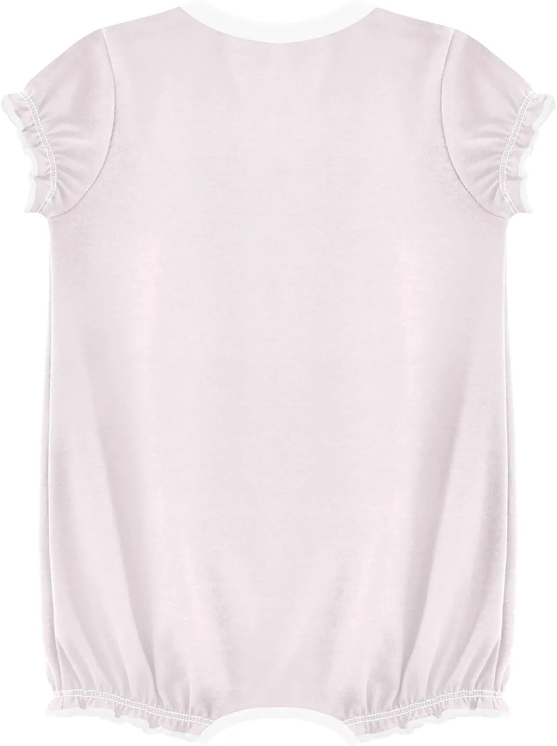 FRODOTGV Lavender Blush Toddler Girls Infant Bubble Romper Ruffle Sleeve Casual Summer Jumpsuit Cotton Bodysuit Tops 3M