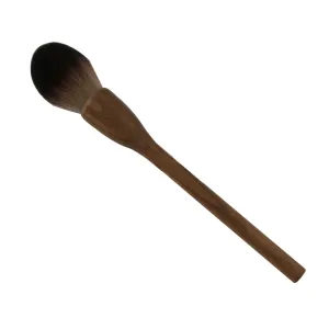 Full Powder Brush, Fluffy Makeup Brush For Loose & Pressed Powder Imitation Goat Hair Makeup Brushes with Black Walnut Wood Brush Handle #8