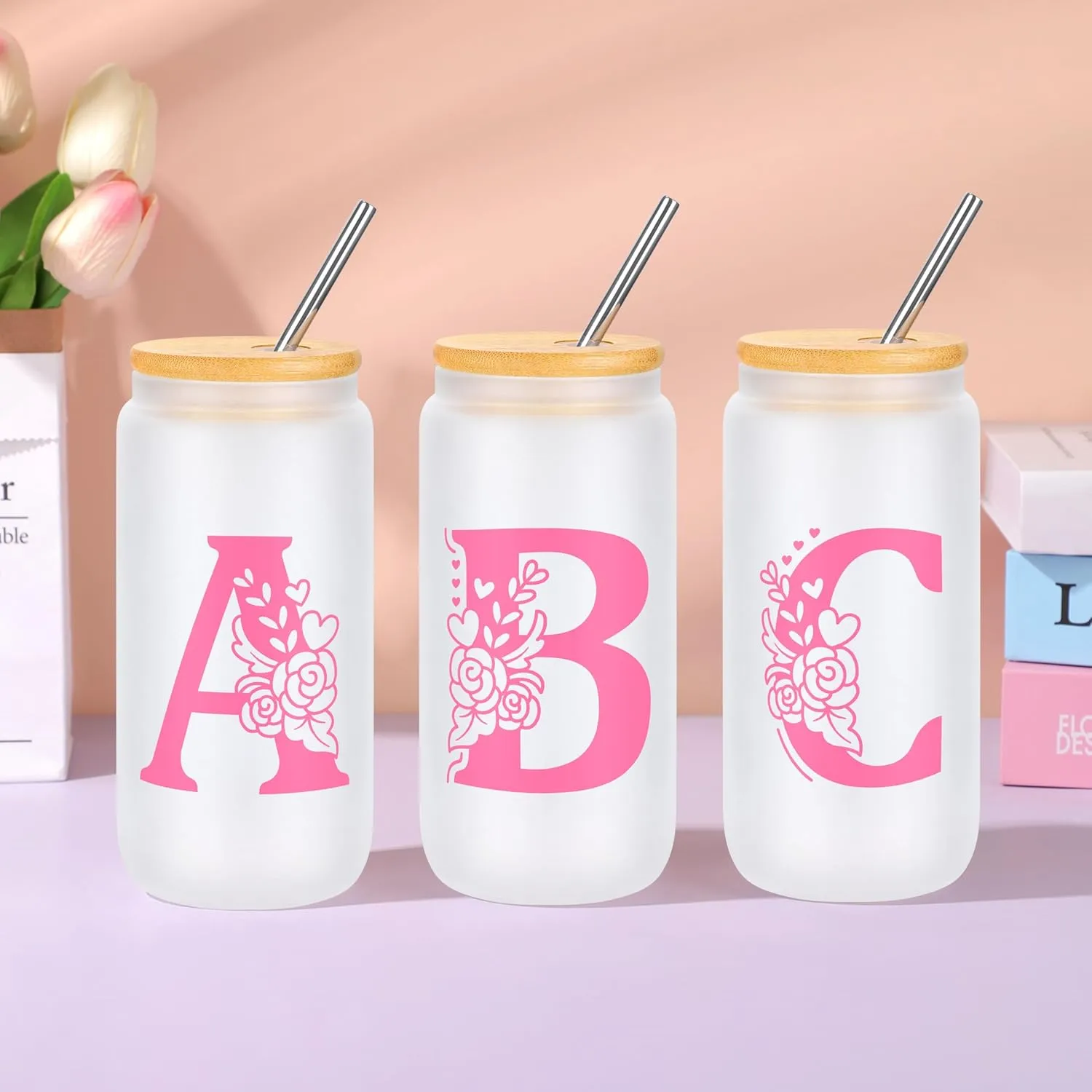 Gifts for Women Teen Girls, Teen Girl Gifts Trendy Stuff 10 11 12 13 14 15 16 17 18 Year Old Girl Christmas Birthday Gifts Tween Girl Gift Set for Her Friend Sister Girlfriend Daughter Pink Initial L