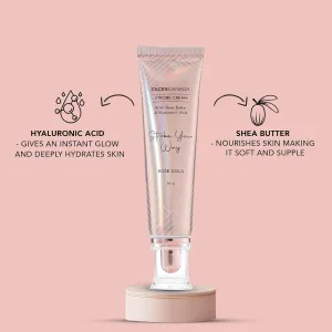 Glow Getter Makeup Kit, Silver Strobe Luminous Cream 30ml and Peaches N Cream Tinted Moisturizer Light 35g, 2-Piece Set
