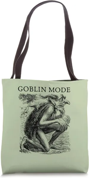 Goblin Mode Goblincore Vintage Aesthetic Funny Off Day Tote Bag