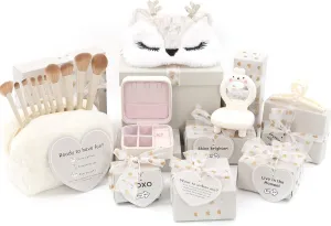 HAPPY LOLLI Gift Basket for Tween & Teen Girls – 8 Trendy Gifts with Tasks & Empowering Cards – Great for Birthdays.