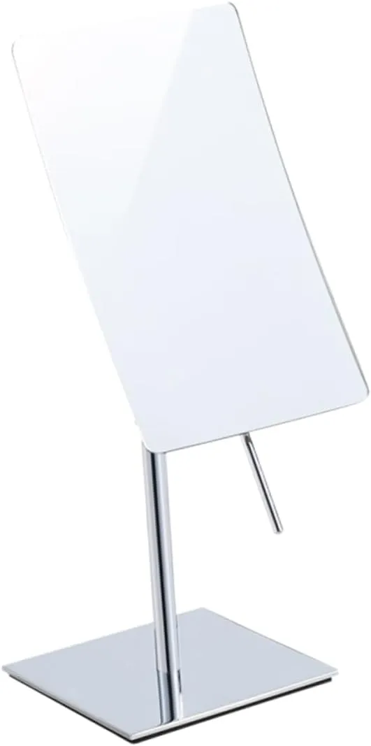 Happyyami 3X Magnified Smart Makeup Mirror Rotating Desk Mirror for Bathroom Bedroom