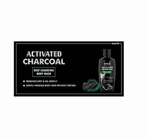 Healthvit Activated Charcoal Deep Cleansing Bodywash, 200ml