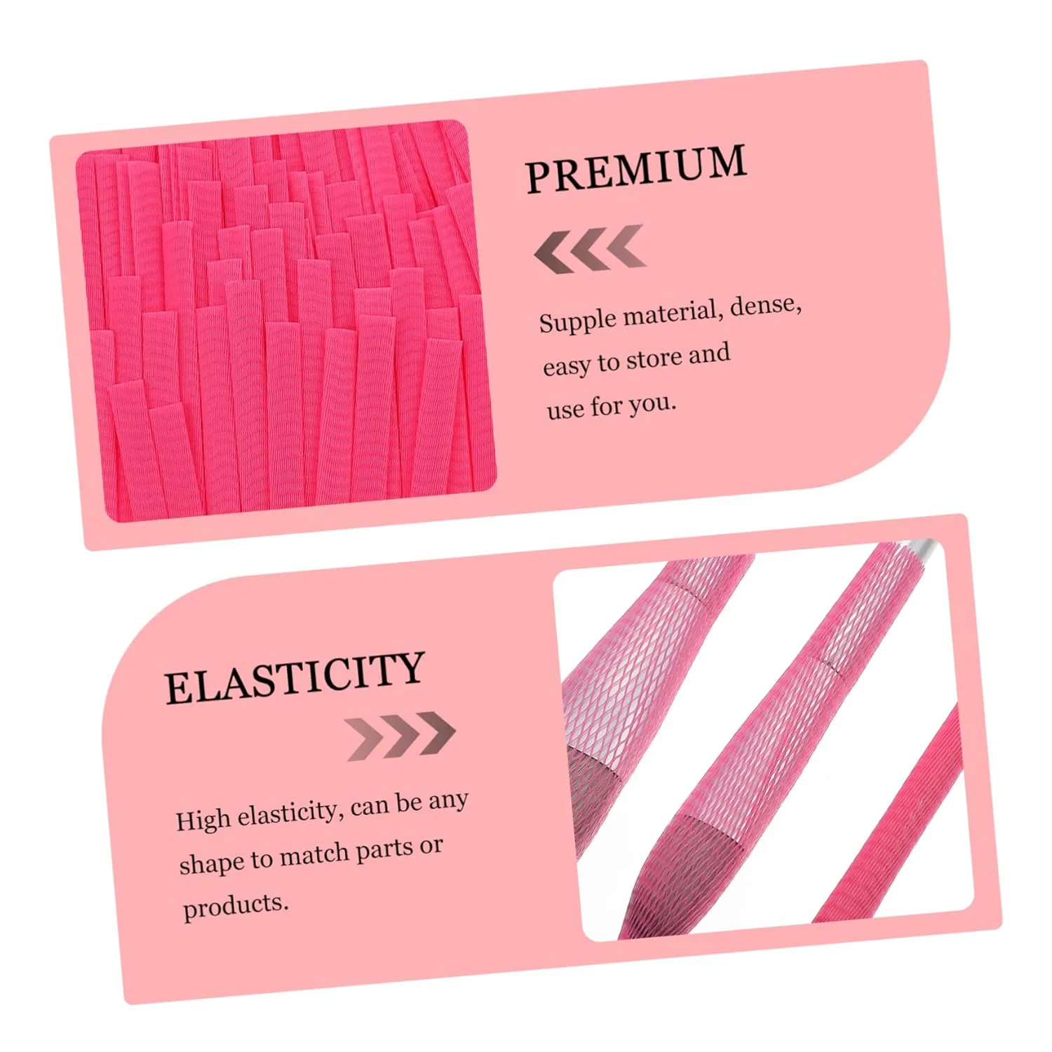 Hemoton 300 Pcs 150-piece Labeled Makeup Brush Set Pe Mesh Protective Covers for Makeup Brushes Mesh Covers for Travel