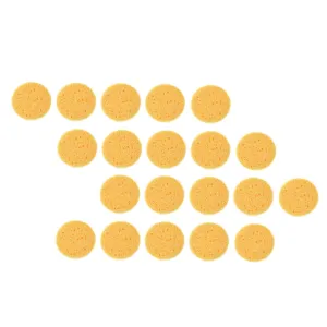 Hemoton 60pcs Makeup Face Cleaning Pads Cosmetic Puff Applicators Soft and Safe for Makeup Removal and Face Cleansing for Beginners and Professionals