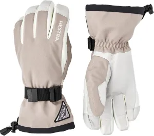 Hestra Unisex Powder Gauntlet Glove, Leather Windproof Insulated Glove for Alpine Ski, Everyday Winter Wear for Men & Women