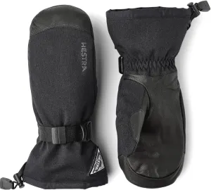 Hestra Unisex Powder Gauntlet Mitt, Windproof, Leather Everyday Winter Wear, Alpine Skiing Mitten for Men & Women