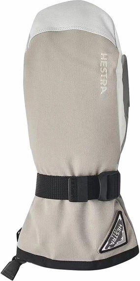 Hestra Unisex Powder Gauntlet Mitt, Windproof, Leather Everyday Winter Wear, Alpine Skiing Mitten for Men & Women