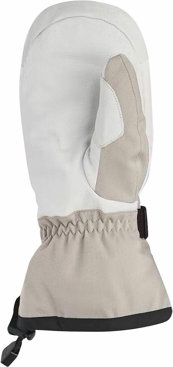 Hestra Unisex Powder Gauntlet Mitt, Windproof, Leather Everyday Winter Wear, Alpine Skiing Mitten for Men & Women