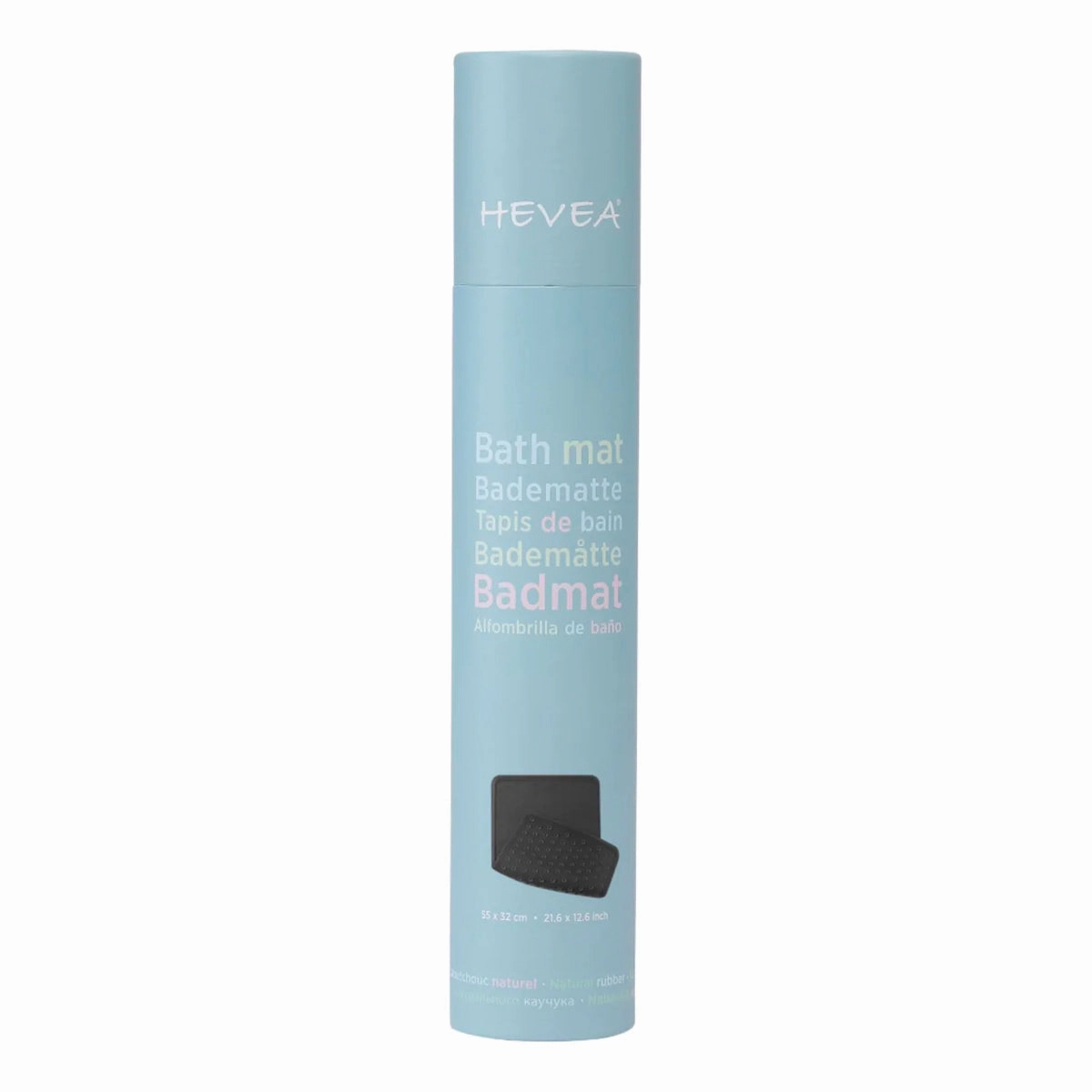 Hevea Natural Rubber Bath Mat - Charcoal