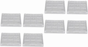 Homoyoyo 2sets Organizer Box Dividers for Makeup 4-piece Eye Shadow Palette Organizer Portable Cosmetics Storage Container 4pcs*2