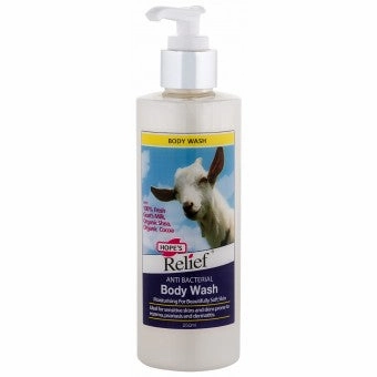 Hope's Relief Body Wash Organic Shea, Cocoa Butter   Goats Milk 250ml