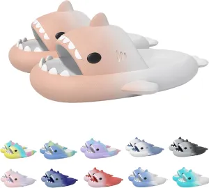 Hrtesus Sharklas Originales Kids, Sharklas Originales Para Niños, Kids Shark Slides, Shark Slippers for Boys Girls, Soft, Non-Slip