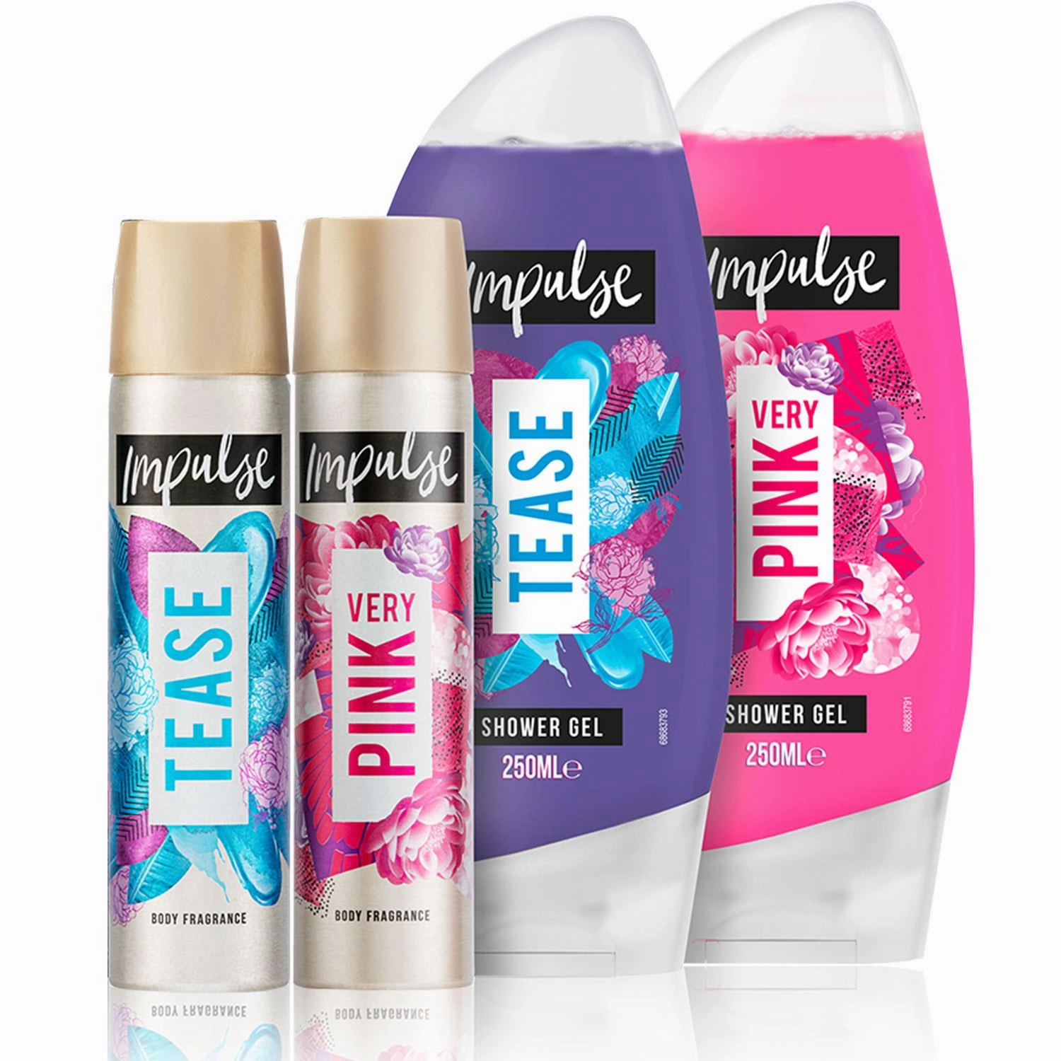 Impulse Discover More Beauty Bag Shower Fragrance 4pcs Gift Set For Her