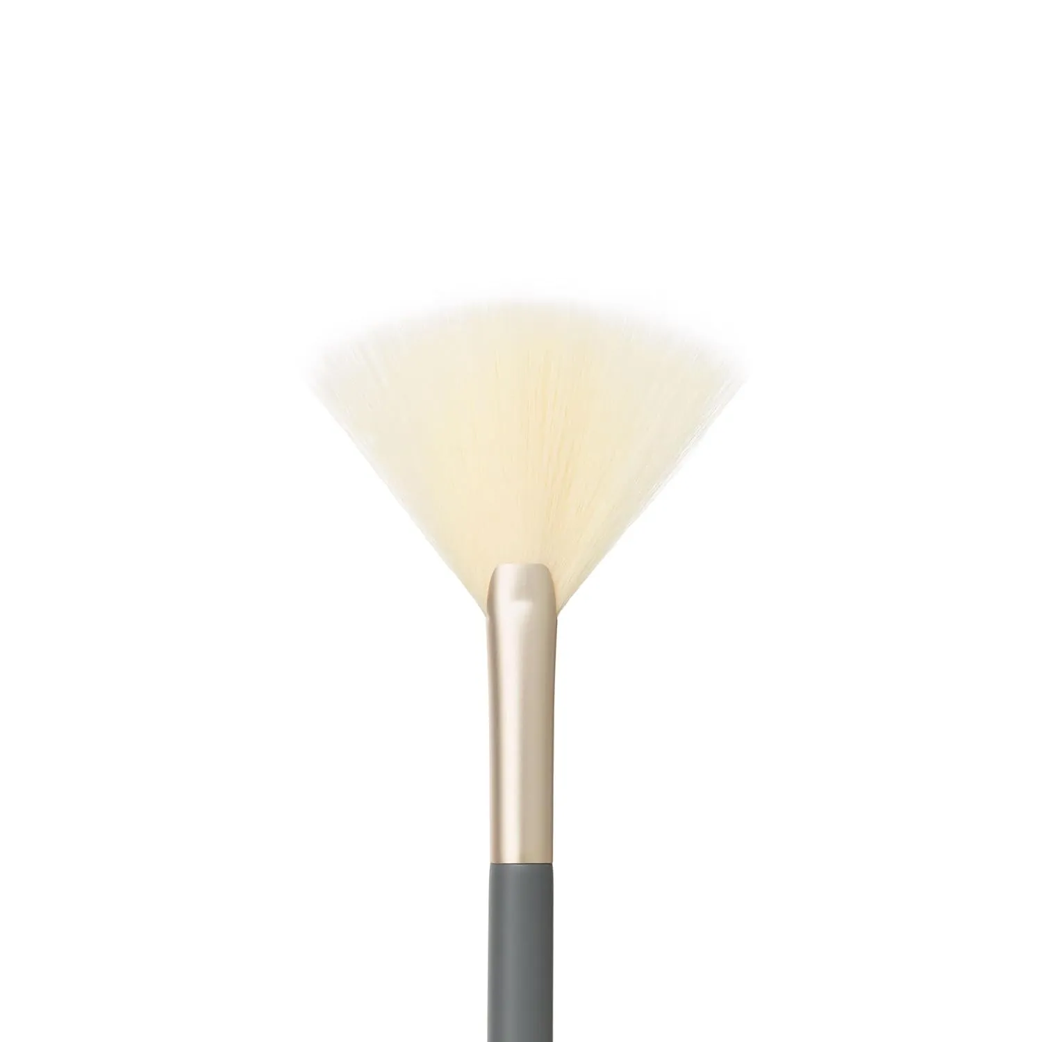 jane iredale Fan Brush, Light, Arched Cosmetic Cheek Brush for Soft, Targeted Application of Powder Blush and Bronzer Makeup, Vegan, Cruelty Free
