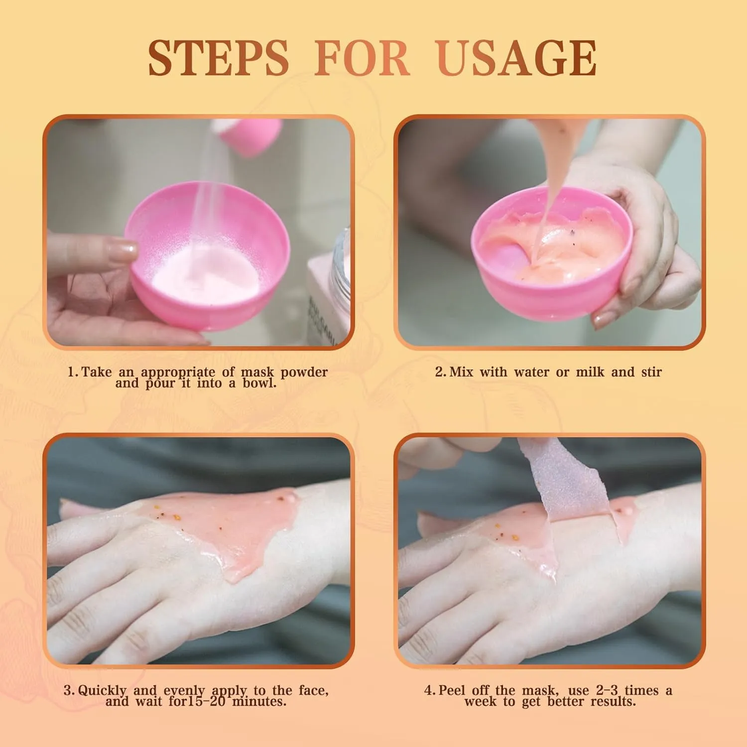 Jelly Masks For Facials Professional,Turmemic Peel Off Face Mask,Anti-Wrinkel Remove Acne Jelly Face Mask,Face Mask For Instant Hydration,Uneven Skin Tone,DIY SPA 23 FLOZ