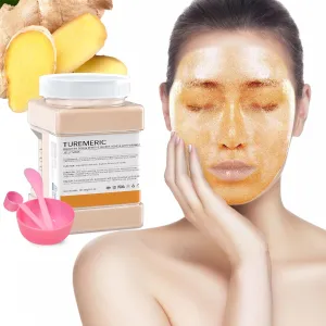 Jelly Masks For Facials Professional,Turmemic Peel Off Face Mask,Anti-Wrinkel Remove Acne Jelly Face Mask,Face Mask For Instant Hydration,Uneven Skin Tone,DIY SPA 23 FLOZ