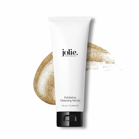 Jolie Exfoliating Cleansing Nectar - Conditioning & Retexturizing Facial Gel Wash Enriched With Jojoba & Orange Peel Oil