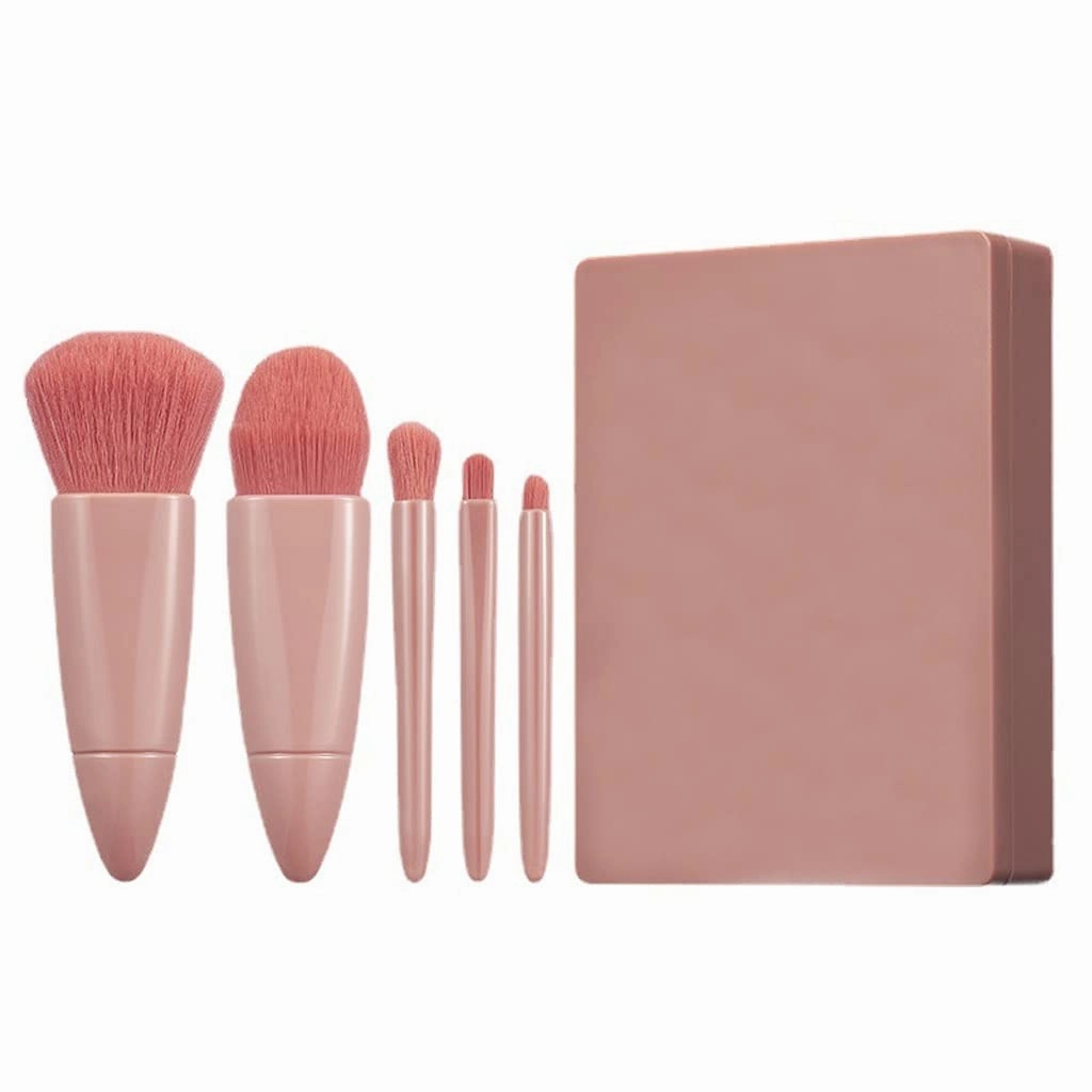 JSEIAJB Mini 5-piece Box Portable Makeup Brush Eyeshadow Brush Loose Brush Super Soft Hair Makeup Brush