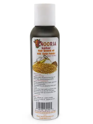 Karkar Hair Growth Oil with Authentic Chebe Powder For Hair Health,Deep Moisturizing,itchy Scalp Relief,Contains Sesame|Rosemary|Olive|Peppermint|TeaTree Oil & karkar Oils 4 oz