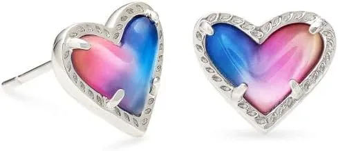 Kendra Scott Ari Heart Stud Earrings for Women, Fashion Jewelry