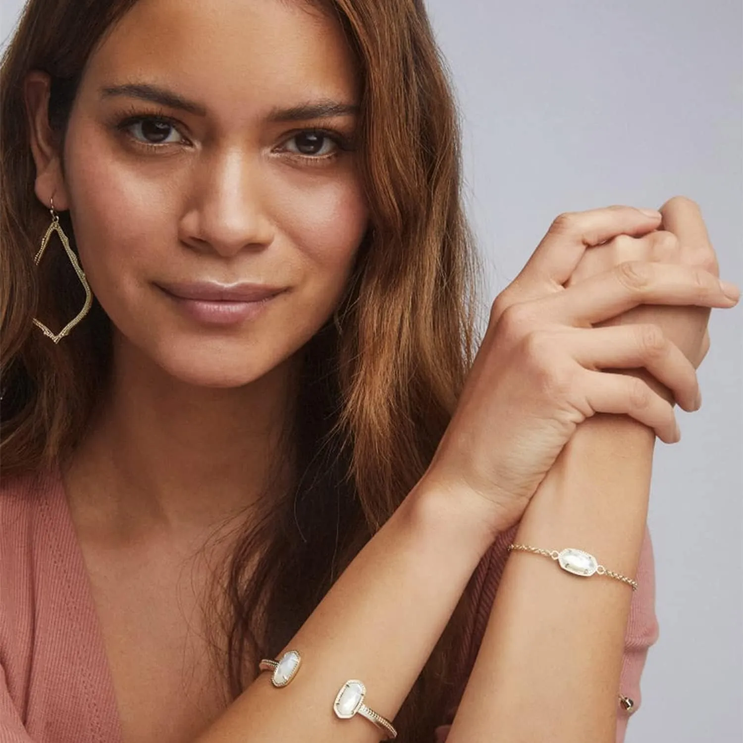 Kendra Scott Elaina Adjustable Chain Bracelet for Women, Fashion Jewelry, Gold-Plated