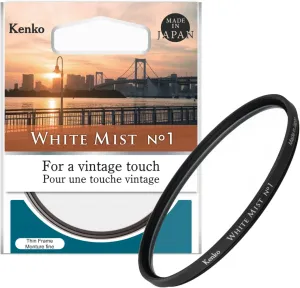 Kenko Diffusion Filter White Mist No.1 φ72mm, for a Vintage Touch, Diffusion Effect, for Video/Portrait Shooting, Made in Japan 519714