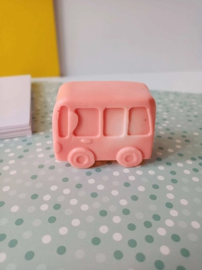 Kids Bus Shaped Shea Butter Soap Bar 100 gm