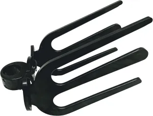 Krypt Towers Wakesurf Rack for Tower, Surfboard Rack for Boat, Holds 2 x Wakesurf Boards, Black Aluminum Wakeboard Rack, Fits Clamp Tubing Sizes-1 3/4", 1 7/8", 2", 2 1/4", 2 3/8", 2 1/2"