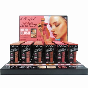 L.A. Girl Soft Matte Cream Blush Display - Wholesale 36 Units (GPD456)