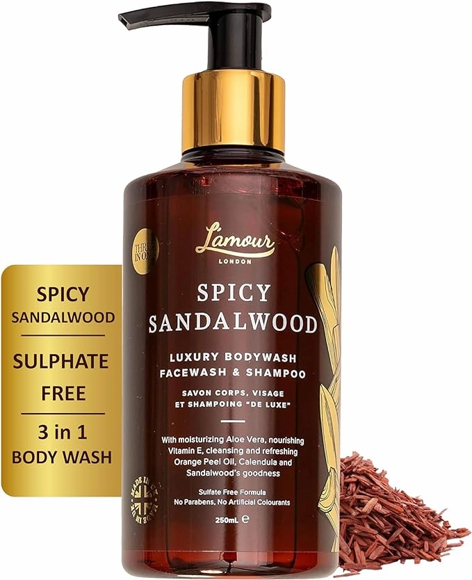Lamour 3 in 1 Bodywash Facewash and Shampoo
